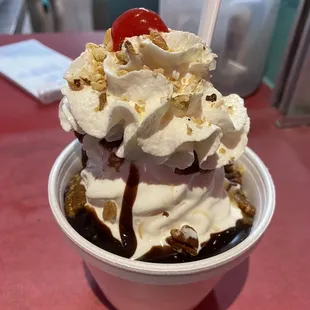 Turtle sundae