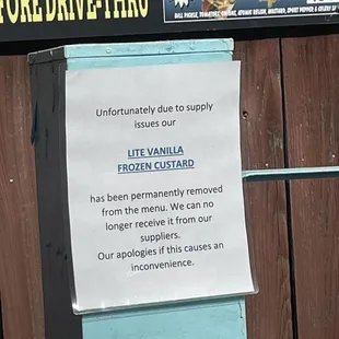 a sign on the side of a building