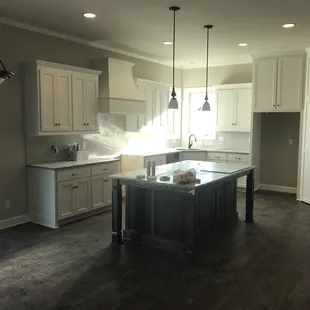 kitchen with island
