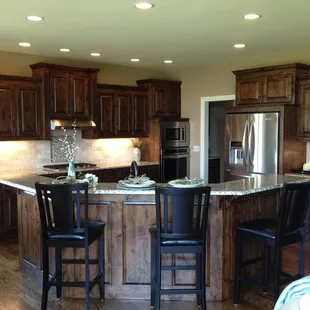 RUSTIC ALDER CABINETS