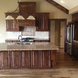 RUSTIC ALDER CABINETS