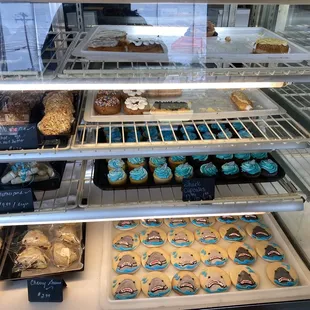 a variety of baked goods