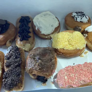 a variety of doughnuts