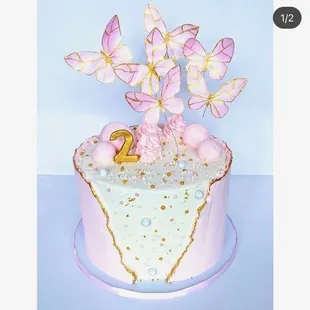 Custom birthday cake