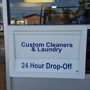 We have a 24hr Drop Box. Drop in your items with your name, phone number, and special instructions.