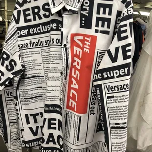 We take care of your finest clothing! (Versace)