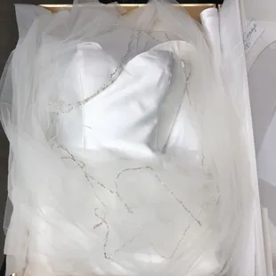 Wedding gown preservation
