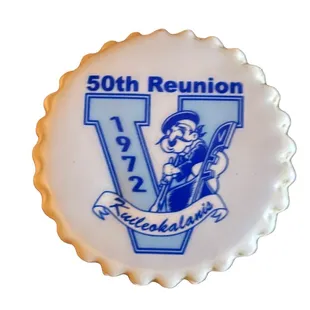 Custom sugar cookie for a 50th reunion