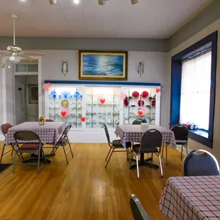 the dining room and dining area