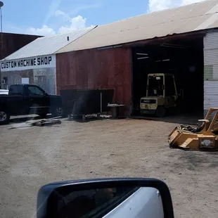 Custom Machine Shop side of building