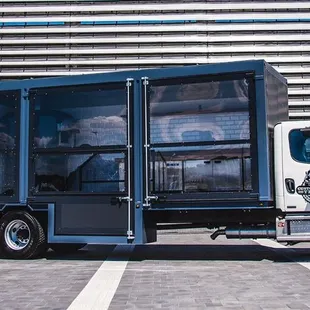 the interior of the truck