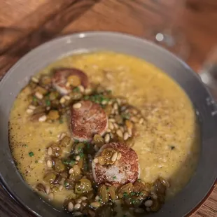 Seared Scallops a La Plancha