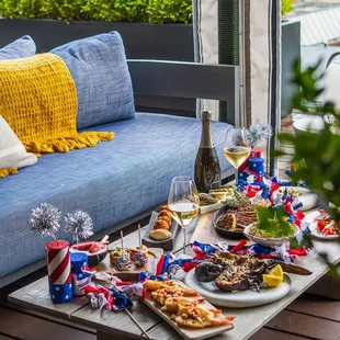 Our annual 4th of July celebration with 360-degree rooftop views of fireworks.