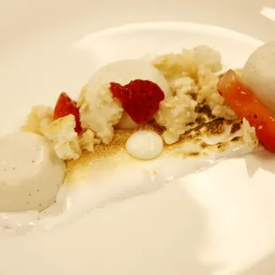 Vanilla and Strawberry Panna Cotta