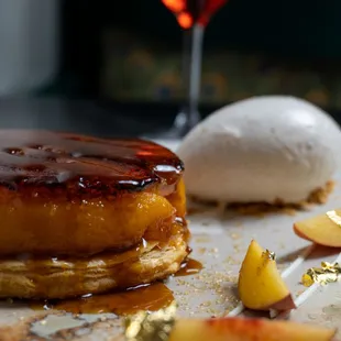 Yellow Peach Tarte Tatin