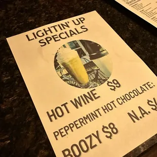 hot wine and peppermint hot chocolate