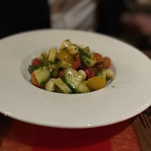 Tomato cucumber salad