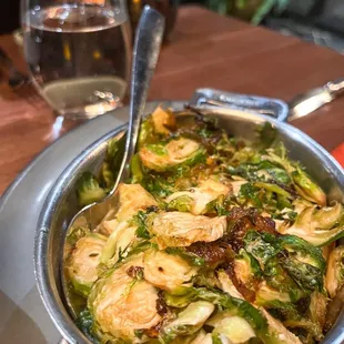Honeyed brussel sprouts