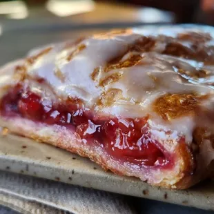 Cherry pastry.