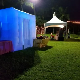 Changing LED Inflatable Booth and Props.
