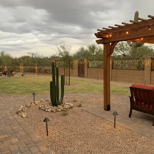 Pavers, Low-Voltage Lighting, Irrigation Line