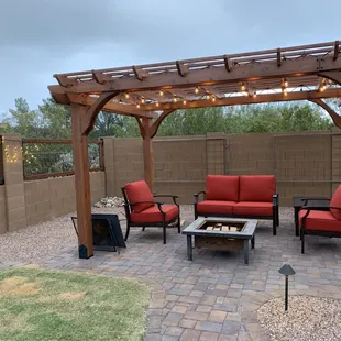 Pavers, Low-Voltage Lighting, Irrigation Line