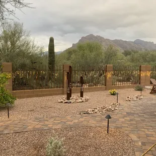 Pavers, Low-Voltage Lighting, Irrigation Line