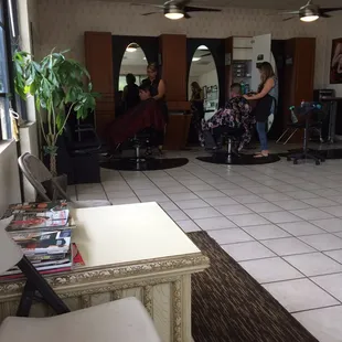 My boyfriend getting his hair cut