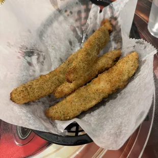 Fried pickle spears