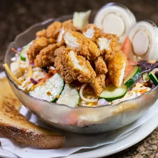 Crispy Chicken Salad