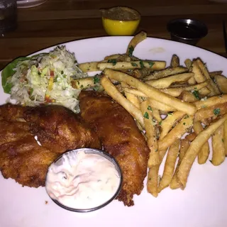 Manny's Pale Ale Battered Fish & Chips