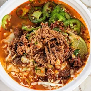 Beef Birria Ramen | Instagram: @telephonesmoothie