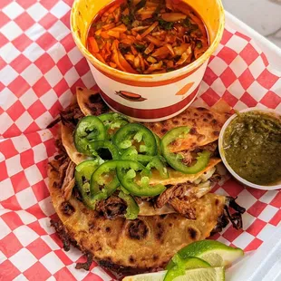 Birria Tacos (Beef) | Instagram: @telephonesmoothie