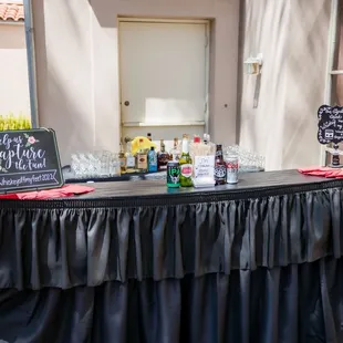 The open bar was a bonus and they did a great job!
