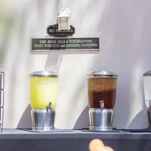 They had the beverage bar set up before the ceremony which helped since it was warm out.