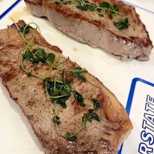 New York Strip Steaks