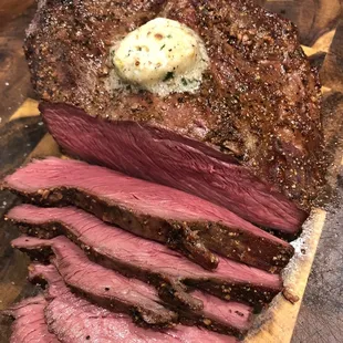 Killer grilled pulled off the traeger at 118 with a small slab of that butta