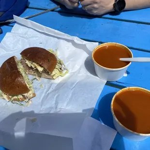 Beef 1000 and tomato soup