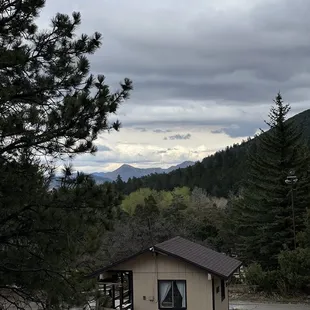 View from activity center overlooking the entrance