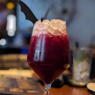 It&apos;s Freakin Bats Halloween cocktail