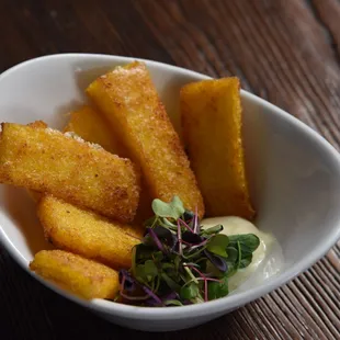 Fried polenta
