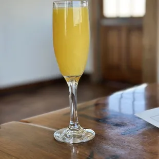 My mimosa!! Cheers! :)