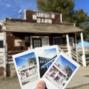 Burger Barn on the outside of Cuyama buckhorn. Closed, but cool vintage looking