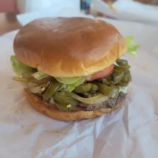 Jalapeño burger-$8.99