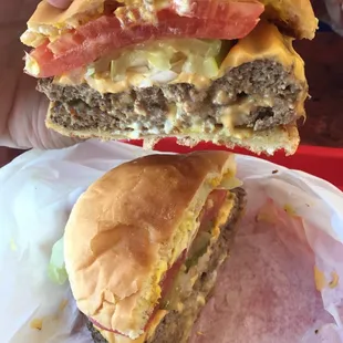 Double cheeseburger!! Good too!!