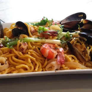 Seafood pasta
