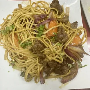 Tallarin Saltado de carne