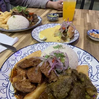 Seco de Carne con Frijoles