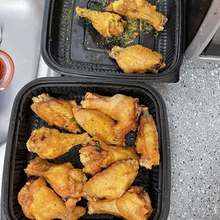 Fake lemon pepper wings
