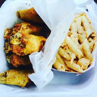 Shrimp, Wings and Lobster Combo